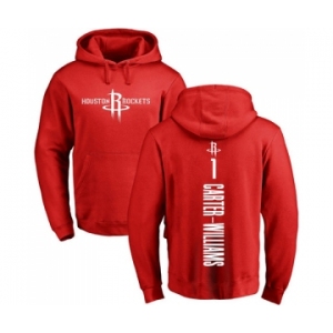 NBA Nike Houston Rockets #1 Michael Carter-Williams Red Backer Pullover Hoodie