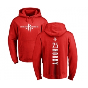 NBA Nike Houston Rockets #25 Robert Horry Red Backer Pullover Hoodie