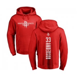 NBA Nike Houston Rockets #33 Ryan Anderson Red Backer Pullover Hoodie
