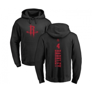 NBA Nike Houston Rockets #4 Charles Barkley Black One Color Backer Pullover Hoodie