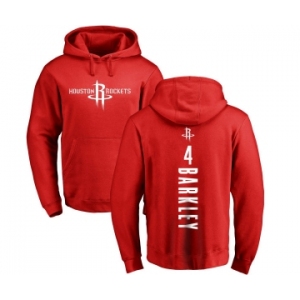 NBA Nike Houston Rockets #4 Charles Barkley Red Backer Pullover Hoodie