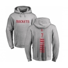 NBA Nike Houston Rockets #7 Carmelo Anthony Ash Backer Pullover Hoodie