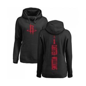 NBA Women's Nike Houston Rockets #1 Michael Carter-Williams Black One Color Backer Pullover Hoodie