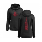 NBA Women's Nike Houston Rockets #7 Carmelo Anthony Black One Color Backer Pullover Hoodie