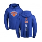 NBA Nike New York Knicks #00 Enes Kanter Royal Blue Backer Pullover Hoodie