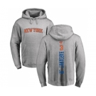 NBA Nike New York Knicks #3 Tim Hardaway Jr. Ash Backer Pullover Hoodie