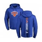 NBA Nike New York Knicks #3 Tim Hardaway Jr. Royal Blue Backer Pullover Hoodie