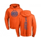 NBA Nike New York Knicks #3 Tracy McGrady Orange One Color Backer Pullover Hoodie