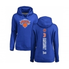 NBA Women's Nike New York Knicks #3 Tim Hardaway Jr. Royal Blue Backer Pullover Hoodie
