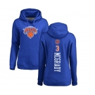 NBA Women's Nike New York Knicks #3 Tracy McGrady Royal Blue Backer Pullover Hoodie