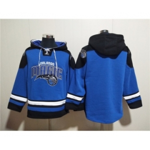 Men's Orlando Magic Blank Blue Ageless Must-Have Lace-Up Pullover Hoodie