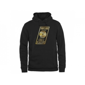 Portland Trail Blazers Gold Collection Pullover Hoodie Black