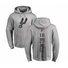 NBA Nike San Antonio Spurs #18 Marco Belinelli Ash Backer Pullover Hoodie