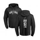 NBA Nike San Antonio Spurs #22 Rudy Gay Black Backer Pullover Hoodie