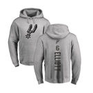NBA Nike San Antonio Spurs #6 Sean Elliott Ash Backer Pullover Hoodie