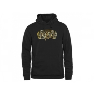 San Antonio Spurs Gold Collection Pullover Hoodie Black