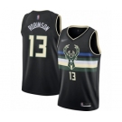 Youth Milwaukee Bucks #13 Glenn Robinson Swingman Black Finished Basketball Jersey - Statement Edition