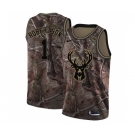 Youth Nike Milwaukee Bucks #1 Oscar Robertson Swingman Camo Realtree Collection NBA Jersey