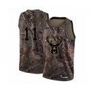 Youth Nike Milwaukee Bucks #11 Brook Lopez Swingman Camo Realtree Collection NBA Jersey