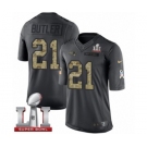 Men's Nike New England Patriots #21 Malcolm Butler Limited Black 2016 Salute to Service Super Bowl LI 51 NFL Jersey