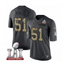 Men's Nike New England Patriots #51 Barkevious Mingo Limited Black 2016 Salute to Service Super Bowl LI 51 NFL Jersey