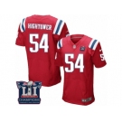 Men's Nike New England Patriots #54 Dont'a Hightower Elite Red Alternate Super Bowl LI Champions NFL Jersey