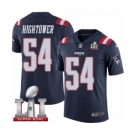 Men's Nike New England Patriots #54 Dont'a Hightower Limited Navy Blue Rush Super Bowl LI 51 NFL Jersey