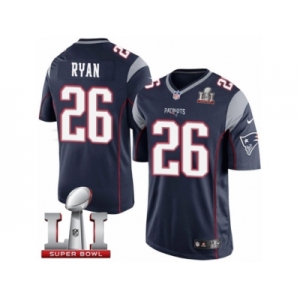 Women's Nike New England Patriots #26 Stephon Gilmore Limited Navy Blue Rush NFL Jersey