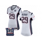 Women's Nike New England Patriots #29 LeGarrette Blount White Super Bowl LI Champions NFL Jersey