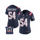 Women's Nike New England Patriots #54 Dont'a Hightower Limited Navy Blue Rush Super Bowl LI Champions NFL Jersey