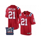Youth Nike New England Patriots #21 Malcolm Butler Red Alternate Super Bowl LI Champions NFL Jersey