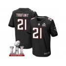 Men's Nike Atlanta Falcons #21 Desmond Trufant Elite Black Alternate Super Bowl LI 51 NFL Jersey