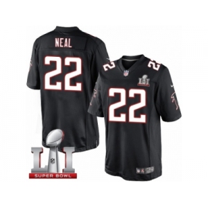 Men's Nike Atlanta Falcons #22 Keanu Neal Limited Black Alternate Super Bowl LI 51 NFL Jersey