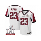 Men's Nike Atlanta Falcons #23 Robert Alford Elite White Super Bowl LI 51 NFL Jersey