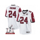 Men's Nike Atlanta Falcons #24 Devonta Freeman Limited White Super Bowl LI 51 NFL Jersey