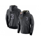 Men's Nike Atlanta Falcons #3 Matt Bryant Stitched Black Anthracite Salute to Service Player Performance Hoodie