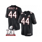 Men's Nike Atlanta Falcons #44 Vic Beasley Limited Black Alternate Super Bowl LI 51 NFL Jersey