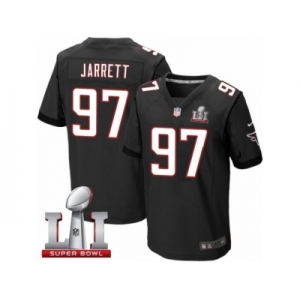 Men's Nike Atlanta Falcons #97 Grady Jarrett Elite Black Alternate Super Bowl LI 51 NFL Jersey