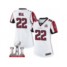 Women's Nike Atlanta Falcons #22 Keanu Neal Limited White Super Bowl LI 51 NFL Jersey