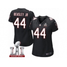 Women's Nike Atlanta Falcons #44 Vic Beasley Limited Black Alternate Super Bowl LI 51 NFL Jersey