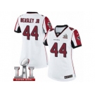 Women's Nike Atlanta Falcons #44 Vic Beasley Limited White Super Bowl LI 51 NFL Jersey