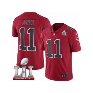 Youth Nike Atlanta Falcons #11 Julio Jones Limited Red Rush Super Bowl LI 51 NFL Jersey
