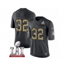 Youth Nike Atlanta Falcons #32 Jalen Collins Limited Black 2016 Salute to Service Super Bowl LI 51 NFL Jersey