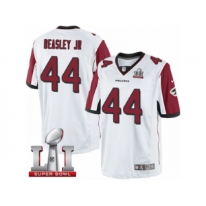 Youth Nike Atlanta Falcons #44 Vic Beasley Limited White Super Bowl LI 51 NFL Jersey