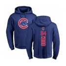 MLB Nike Chicago Cubs #34 Kerry Wood Royal Blue Backer Pullover Hoodie
