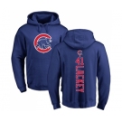 MLB Nike Chicago Cubs #41 John Lackey Royal Blue Backer Pullover Hoodie