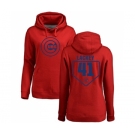 MLB Women's Nike Chicago Cubs #41 John Lackey Red RBI Pullover Hoodie