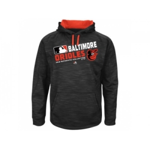 Men's Baltimore Orioles Authentic Collection Black Team Choice Streak Hoodie