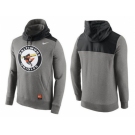 Men's Baltimore Orioles Nike Gray Cooperstown Collection Hybrid Pullover Hoodie