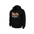 Arizona Diamondbacks Crimson Pullover Hoodie Black